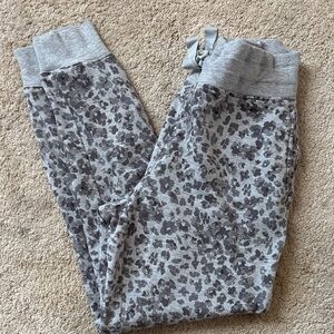 Athleta Gray Floral Women's Joggers